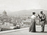 Firenze, Piazzale Michelangelo, 1900,San Miniato a Monte
