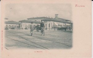 Firenze., la Stazione Ferroviaria, anno 1900