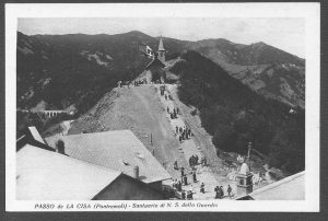 Pontremoli (Ms)Passo della Cisa il "Santuario." 1910