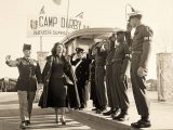 1955 Camp Darby" Sophia Loren viene invitata alla base "Usa"per  una inaugurazione