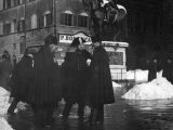 Carabinieri in Piazza della Signoria anno 1887 "foto Mario Nunes"