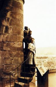 Luigi Juon, Firenze 1910, escursione sulla torre di Palazzo Vecchio