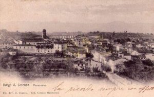 Borgo S.Lorenzo (FI) primi 900, panorama
