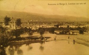 Borgo S.Lorenzo (FI) 1914 panorama da est