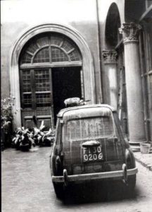 Auto alluvionata Firenze novembre 1966