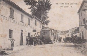 Consuma (FI) 1923 Arrivo del bus