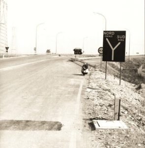  1964 L'autostrada del Sole in terra Toscana 