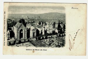 Firenze 1900 Cimitero Monte Alle Croci (Porte Sante)