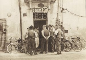 Toscana giorno di paga delle pensioni, anni 50